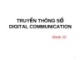 Truyền thông số Digital Communication-Week 10