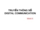 Truyền thông số Digital Communication-Week 9