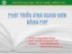 Bài giảng Phát triển ứng dụng Web bằng PHP: Phần 3 - Dương Khai Phong