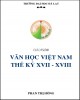 Giáo trình Văn học Việt Nam thế kỷ XVI - XVIII: Phần 2