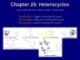 Lecture Organic chemistry - Chapter 25: Heterocycles