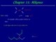 Lecture Organic chemistry - Chapter 11: Alkenes