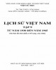 Ebook Lịch sử Việt Nam (Tập 9: Từ năm 1930 đến 1945): Phần 1