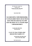 Xác định đồng thời perindopril và indapamide trong dược phẩm bằng phương pháp quang phổ hấp thụ phân tử UV-VIS kết hợp chemometrics