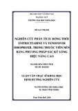 Nghiên cứu phân tích đồng thời Emtricitabine và Tenofovir disoproxil trong thuốc viên nén bằng phương pháp sắc ký lỏng hiệu năng cao