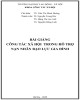 Bài giảng Công tác xã hội trong hỗ trợ nạn nhân bạo lực gia đình: Phần 2