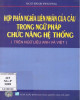 Ebook Hợp phần nghĩa liên nhân của câu trong ngữ pháp chức năng hệ thống (Trên ngữ liệu Anh và Việt): Phần 1