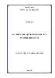 Đặc điểm truyện kinh dị Việt Nam nửa đầu thế kỷ XX.