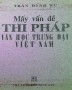 Mấy vấn đề thi pháp văn học trung đại Việt Nam