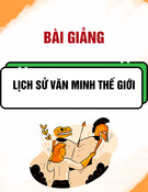 Bài giảng Lịch sử văn minh thế giới - Dương Thị Nhung