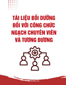 Tài liệu bồi dưỡng đối với công chức ngạch chuyên viên và tương đương