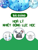 Bài giảng Hoá lý nhiệt động lực học: Chương 2 - Lê Sĩ Thiện