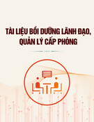 Tài liệu bồi dưỡng lãnh đạo, quản lý cấp phòng