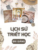 Bài giảng Lịch sử triết học: Chương 1 - TS. Nguyễn Thị Huệ