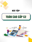 Tổng hợp 46 câu bài tập Toán cao cấp C2