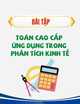 Bài tập Toán cao cấp ứng dụng trong phân tích kinh tế