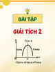 Bài tập Giải tích 2 năm 2024-2025