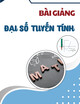 Bài giảng Đại số tuyến tính: Chương 2 - PGS.TS Trần Tuấn Nam