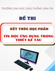 Đề thi kết thúc học phần Tin học ứng dụng trong thiết kế tàu