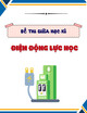 Đề thi giữa học kì 1 môn Điện động lực học năm 2023-2024