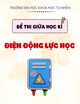 Đề thi giữa học kì 2 kết thúc học phần Điện động lực học năm 2022-2023