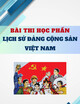 Đề thi học phần Lịch sử Đảng Cộng sản Việt Nam