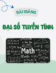 Bài giảng Đại số tuyến tính: Chương 5 - Đào Thị Thanh Hà