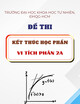 Đề thi học kì 2 kết thúc học phần Vi tích phân 2A năm 2024-2025 có đáp án (Đề 01)
