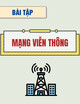 Bài tập Mạng viễn thông