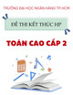 Đề thi kết thúc học phần Toán cao cấp 2 năm 2023 (ĐHCQ)